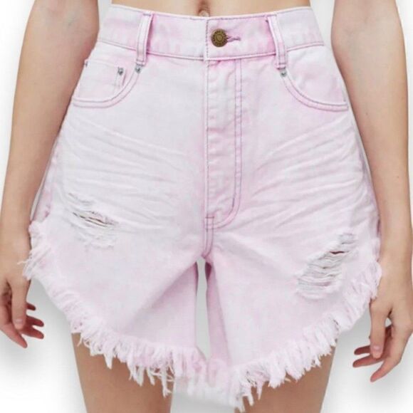 Urban Outfitters BDG Carla High-Waisted Denim Cutoff Short - Picture 1 of 12